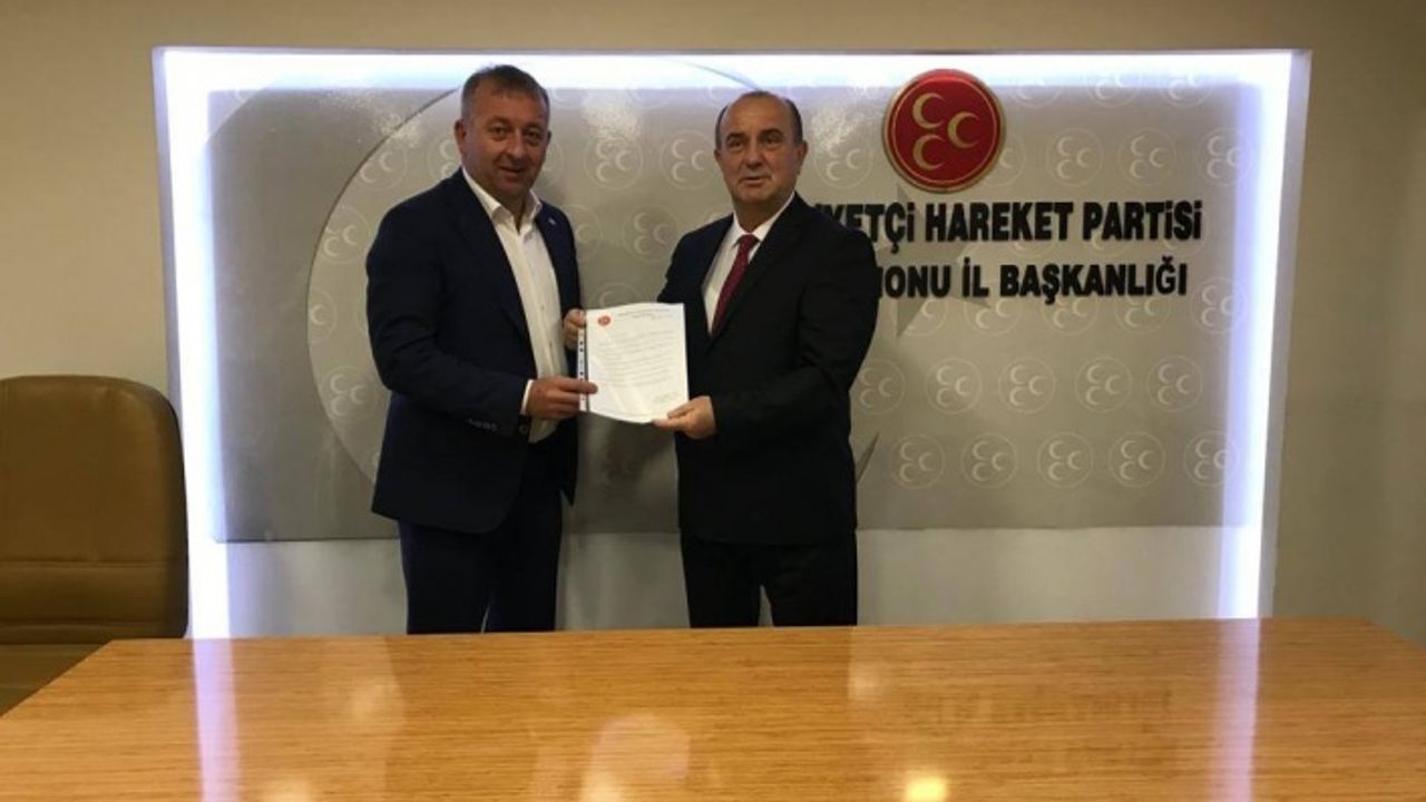 MHP ilçe başkanı Engin Uzuner oldu