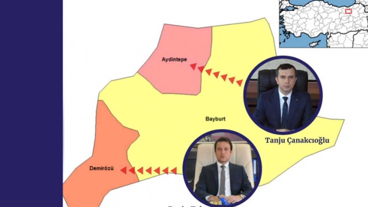 Bayburt'un 2 ilçesine 2 İnebolulu Kaymakam