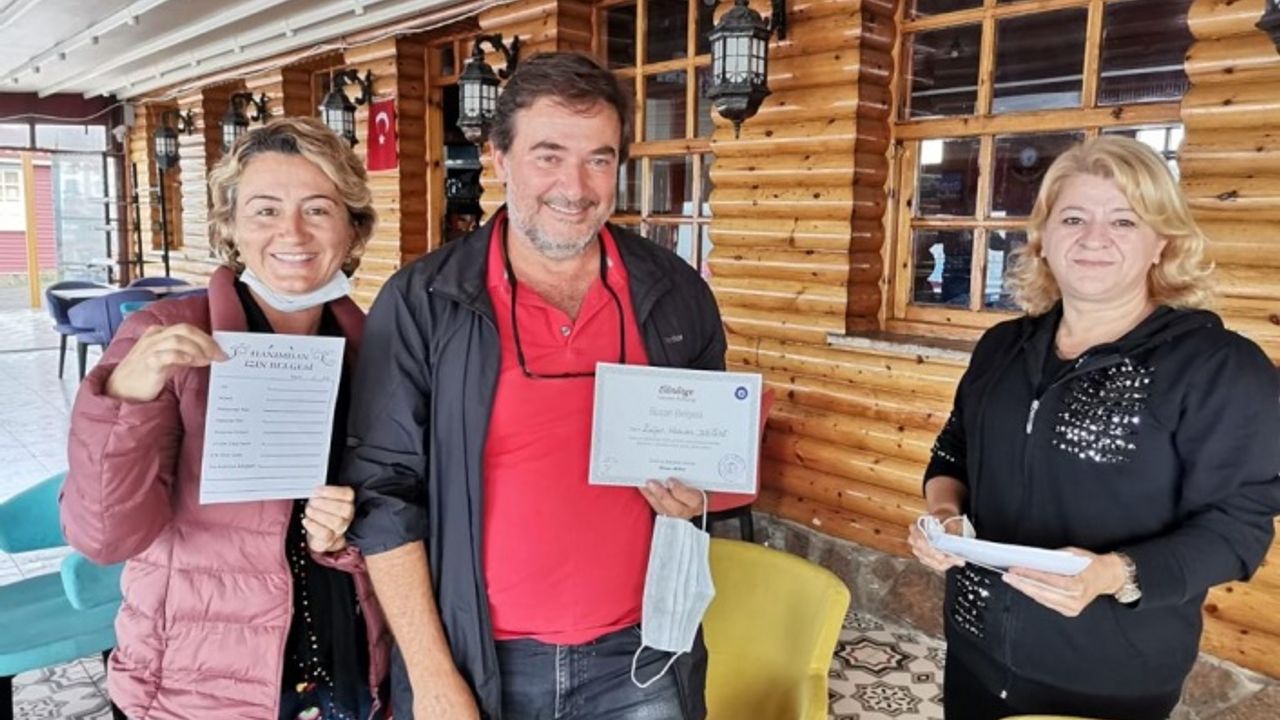 Cünürye Mahallesi Muhtarı Binnaz Atılkan’dan Olta Balıkçılarına Başarı Belgesi