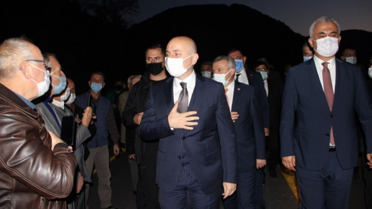 Ulaştırma ve Altyapı Bakanı Adil Karaismailoğlu İnebolu'yu ziyaret etti