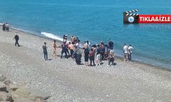 Abana'da korku dolu anlar... 2 kişi boğulma tehlikesi geçirdi!