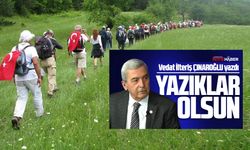 İnebolu'daki İstiklal Yürüyüşü doğa yürüyüşüne dönüştü! Yazıklar olsun!