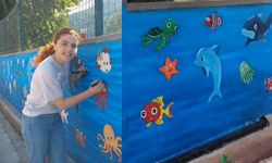 Gamze Hoca, Özlüce Okulu’nu sanatla buluşturdu