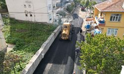 İnebolu'da eski hastane yolu asfalta kavuştu