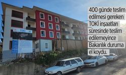 İnebolu'da TOKİ inşaatı yarım kaldı!
