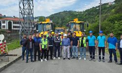Doğanyurt'ta doğalgaz için ilk  kazma vuruldu