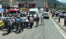 Motosikletin çarptığı kadın yaralandı