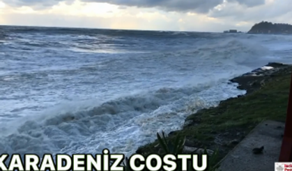 KARADENİZ COŞTU | FIRTINA İNEBOLU SAHİLİNİ VURDU