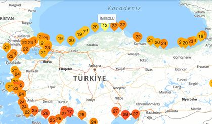 Türkiye'nin en soğuk denizi İnebolu'da...