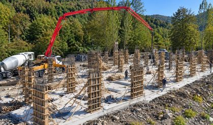 Yeni Küçük Sanayi Sitesi’nde ilk etap yükseliyor
