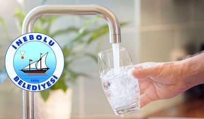İnebolu'da su için düğmeye basıldı