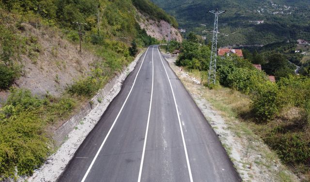 YOL ÇALIŞMASI TAMAMLANDI