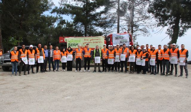 ‘Orman Benim’ etkinliğinde ormanlık alanlar temizlendi
