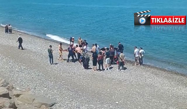 Abana'da korku dolu anlar... 2 kişi boğulma tehlikesi geçirdi!