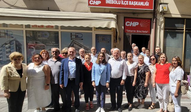 CHP’liler İnebolu esnafıyla bir araya geldi