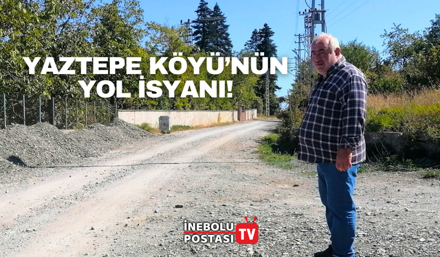 Yaztepe Köyü’nün yol isyanı