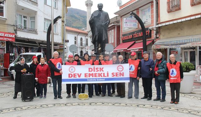 Emekliler meydandan hükümete seslendi ‘’Yeter artık geçinemiyoruz’’