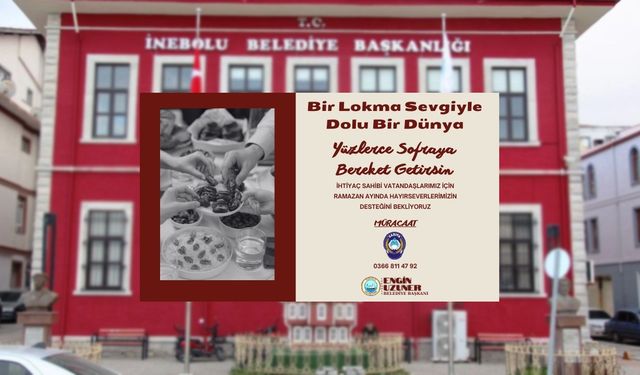 Belediyeden hayırseverlere 'Ramazan' çağrısı...