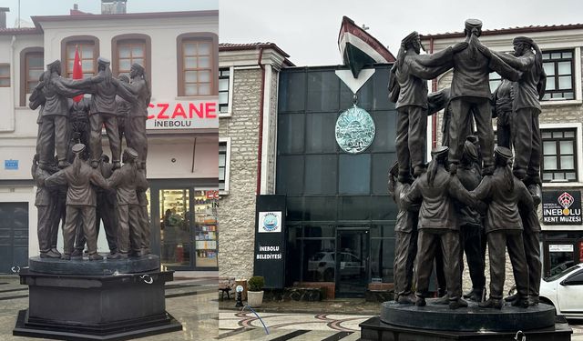 Heyamola Heykeli meydana yakıştı