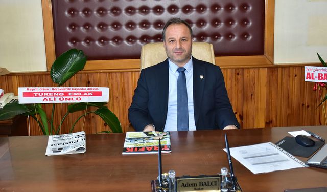 Başkan Adem Balcı, göreve başladı