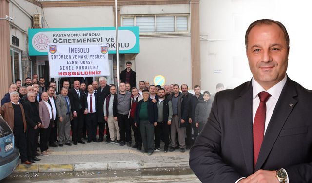 İnebolu Şoförler Odası’nda Yeni Başkan Adem Balcı!