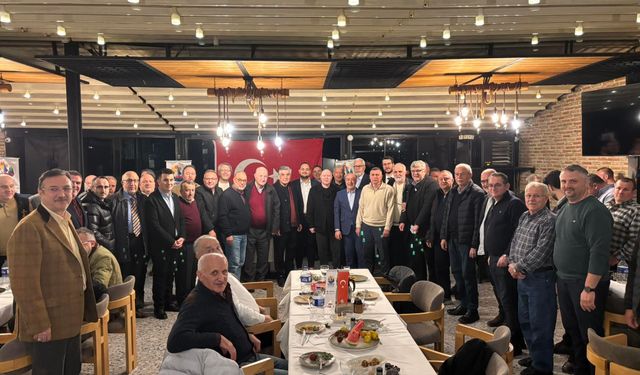 Evrenye Köyü Derneği istişare yemeğinde bir araya geldi