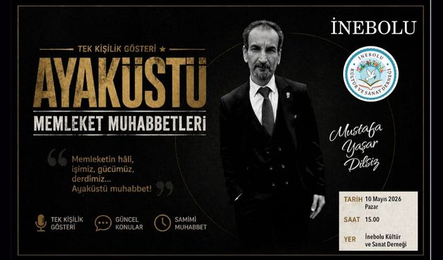 ‘Ayaküstü Memleket Muhabbetleri’ İnebolu’da sahne alıyor
