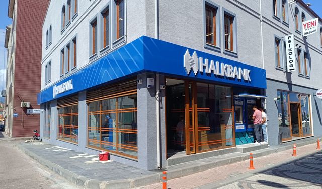 Halkbank İnebolu Şubesi yeni adresinde