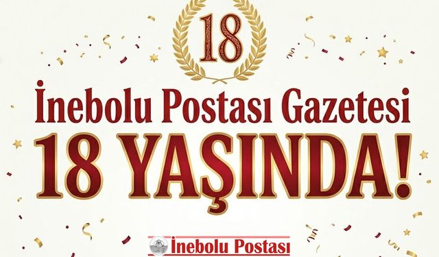 İnebolu Postası Gazetesi 18 yaşında!