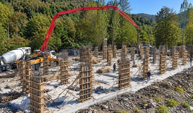 Yeni Küçük Sanayi Sitesi’nde ilk etap yükseliyor