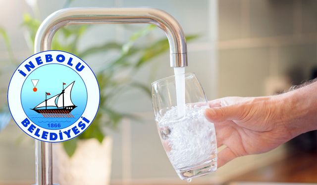 İnebolu'da su için düğmeye basıldı