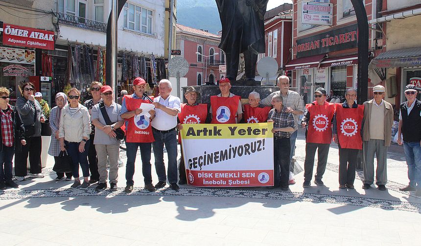 İnebolu Disk Emekli-Sen: “Pula dönen emekli bayram ikramiyesini kabul etmiyoruz!”