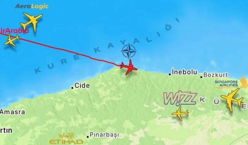NATO İHA’sı İnebolu’da ‘acil durum’ bildirdi