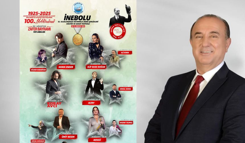 İnebolu’ya yıldız yağacak!