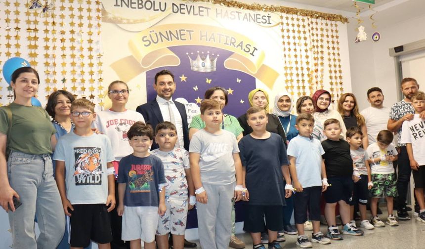 İnebolu Devlet Hastanesi’nde 7 ayda 90 sünnet operasyonu gerçekleştirildi