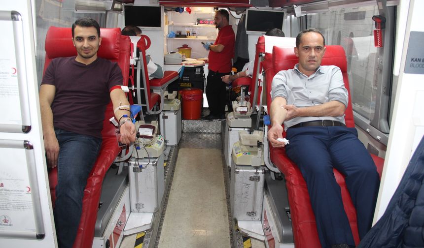 Kızılay, Kan Bağışı Kampanyasında  89 ünite kan topladı