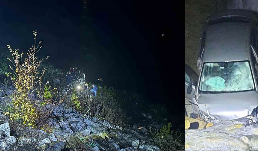 Otomobil şarampole yuvarlandı: 1 yaralı