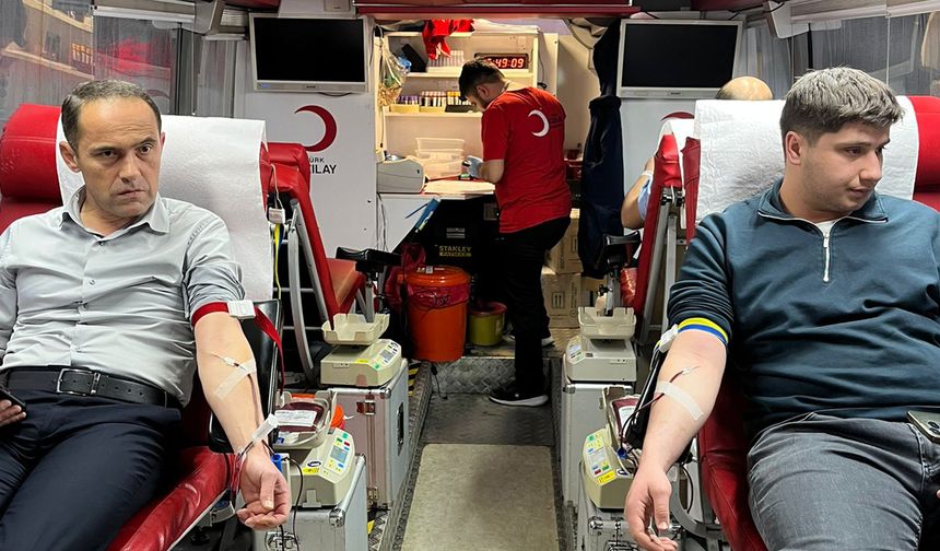 İnebolu'dan Kızılay'a 94 ünite kan bağışı!