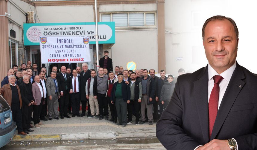 İnebolu Şoförler Odası’nda Yeni Başkan Adem Balcı!