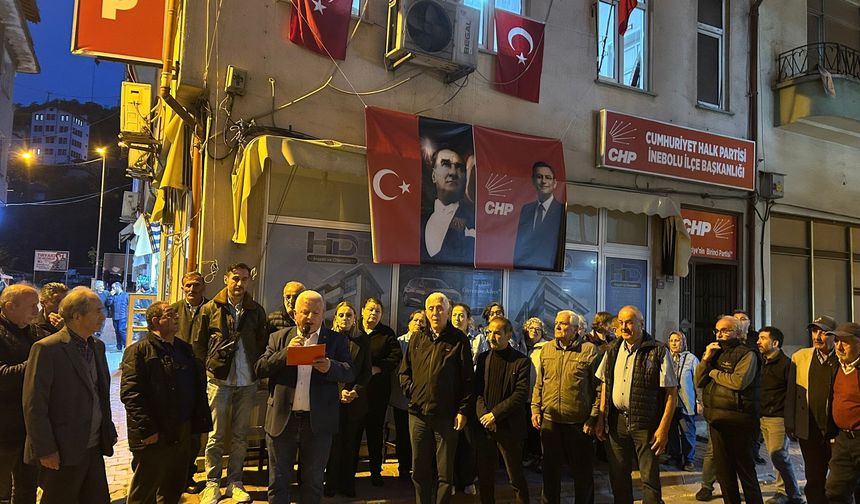 CHP İnebolu İlçe Başkanlığı’ndan “Mutlak Butlan” Kararına Sert Tepki