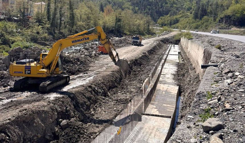 İnebolu'da Taşkın Projesinde Sona Yaklaşıldı