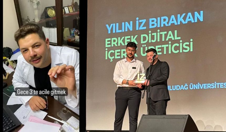 Umutcan Deniz İlyasoğlu, 'Yılın İz Bırakan Erkek Dijital İçerik Üreticisi' seçildi