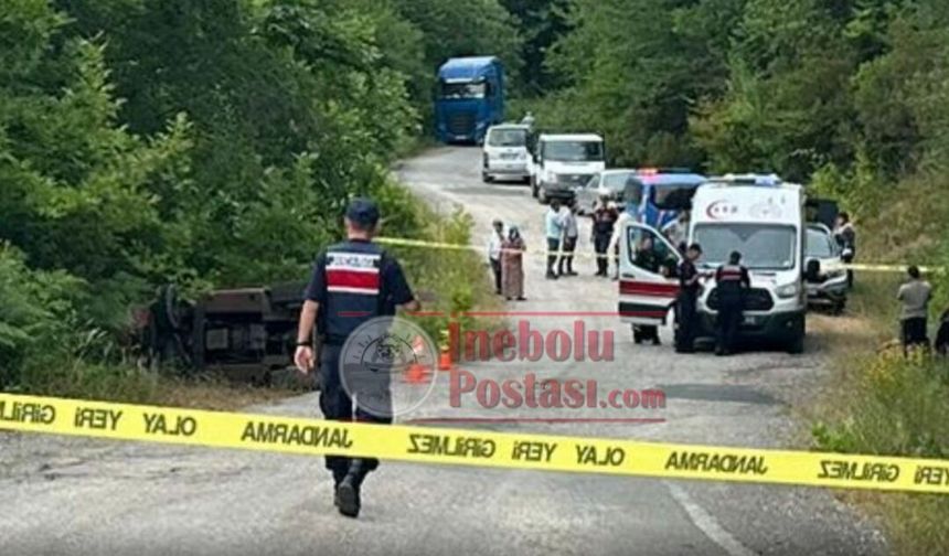 İş makinesi devrildi: operatör hayatını kaybetti