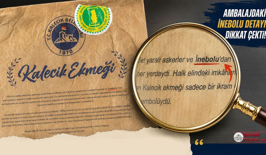 Kalecik ekmeğinden İnebolu'ya vefa!