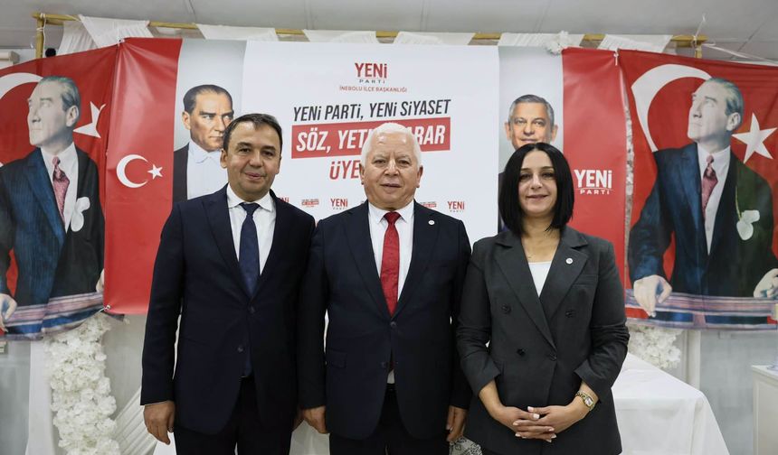 YENİ Parti İnebolu İlçe Başkanlığı’na Cemal İlyasoğlu seçildi