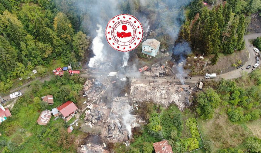 Deresökü yangını ile ilgili İnebolu Kaymakamlığı'ndan açıklama