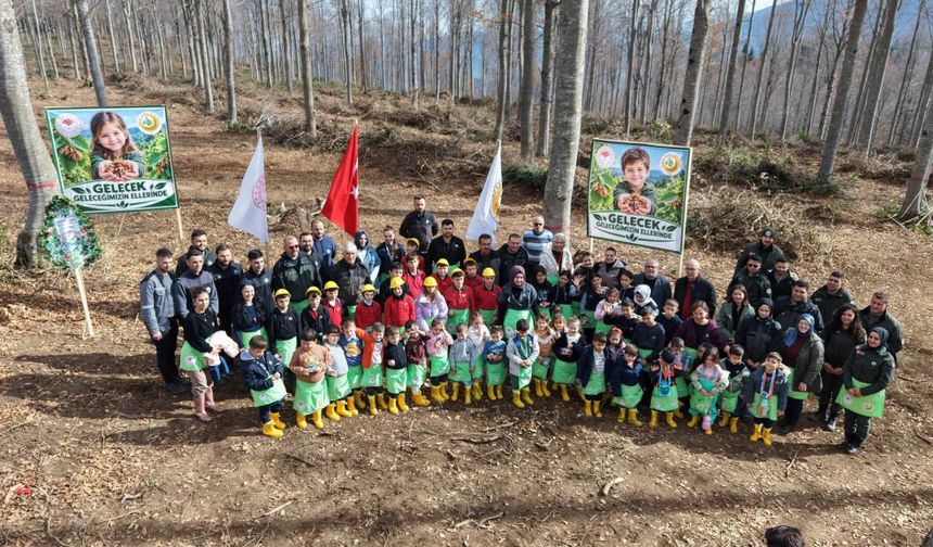 İnebolu’da Çocuklar Kayın Tohumlarını Toprakla Buluşturdu