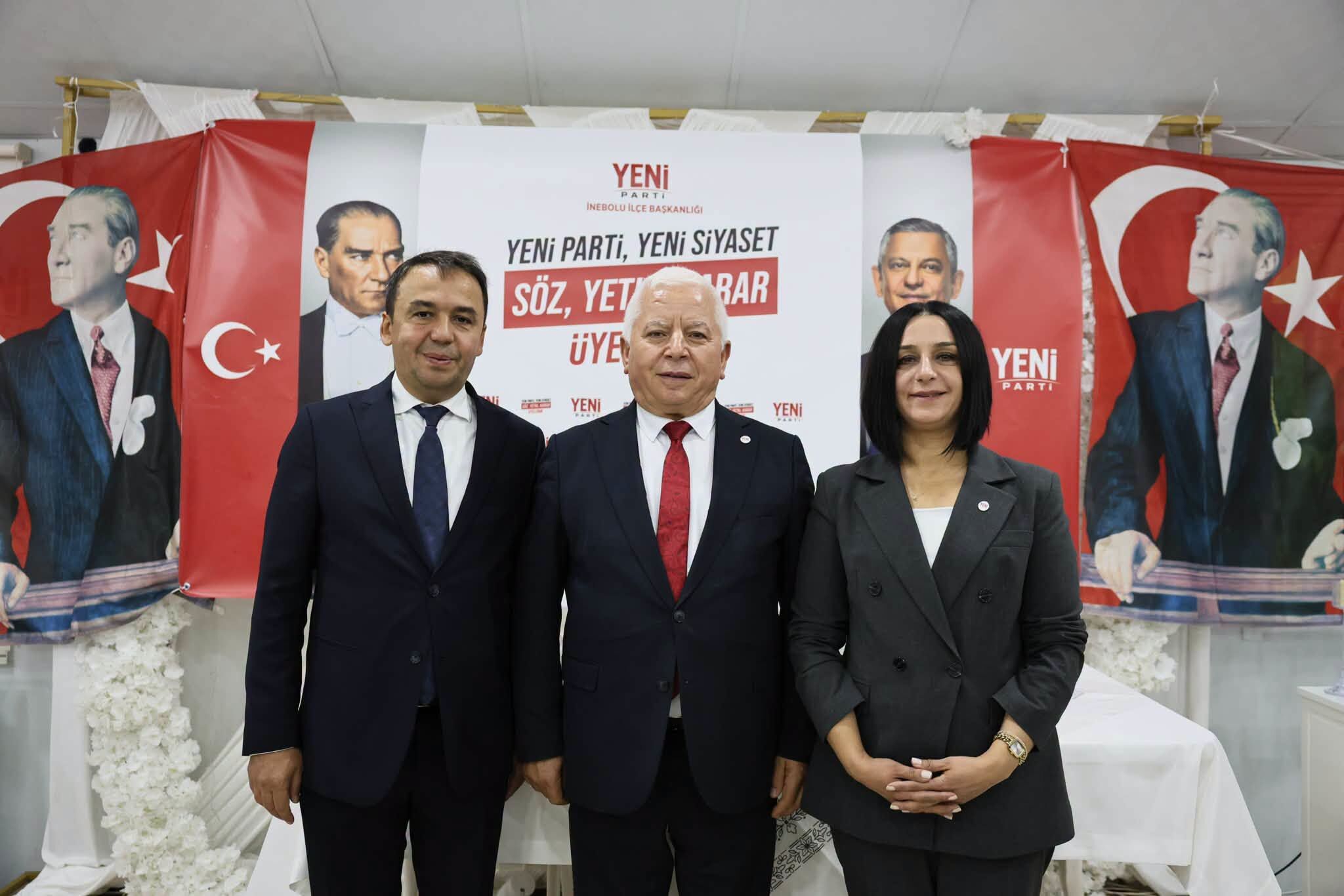 YENİ Parti İnebolu İlçe Başkanlığı’na Cemal İlyasoğlu seçildi