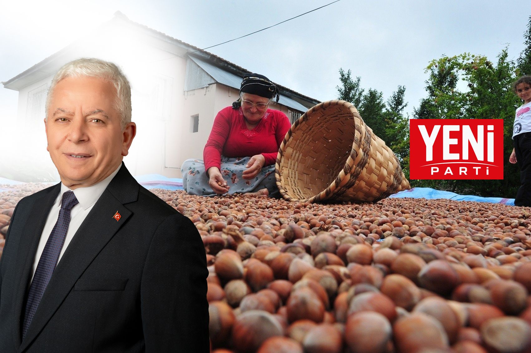Yeni Parti İlçe Başkanı Cemal İlyasoğlu “Fındık üreticisinin alın teri heba ediliyor”